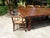 Wood 1940s Bold Walnut Country Tbl. Seat 8-12 For Sale - Image 7 of 14