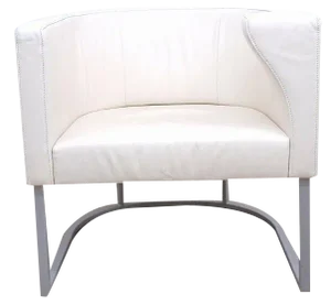 DS 207 Leather Armchair in Cream White from de Sede