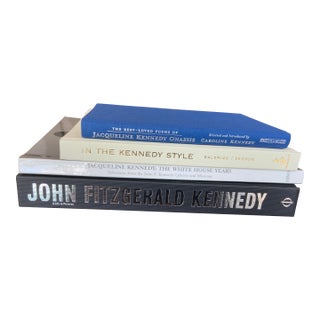 1960s Classic Collection of Coffee Table Books Focusing on the Kennedy Era- Set of 4 For Sale