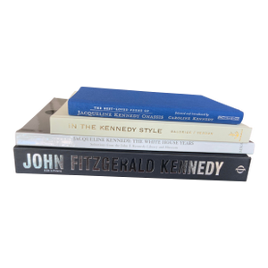 1960s Classic Collection of Coffee Table Books Focusing on the Kennedy Era- Set of 4