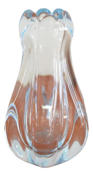 Colored Glass Vase by Vicke Lindstrand for Orrefors, 1950s