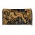 Belgian Woodland Deer Tapestry in Slate Blue and Taupe With Silk Fringe For Sale