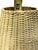 1990s Vintage Mid-Century Modern Wicker Table Lamp For Sale - Image 5 of 7