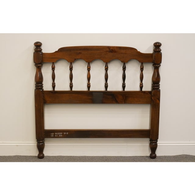 Ethan Allen Antiqued Pine Old Tavern Twin Headboard Chairish