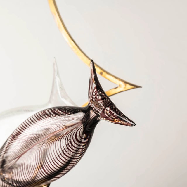 Murano Glass Lamp by Licio Zanetti, Italy, 1970s For Sale - Image 11 of 15