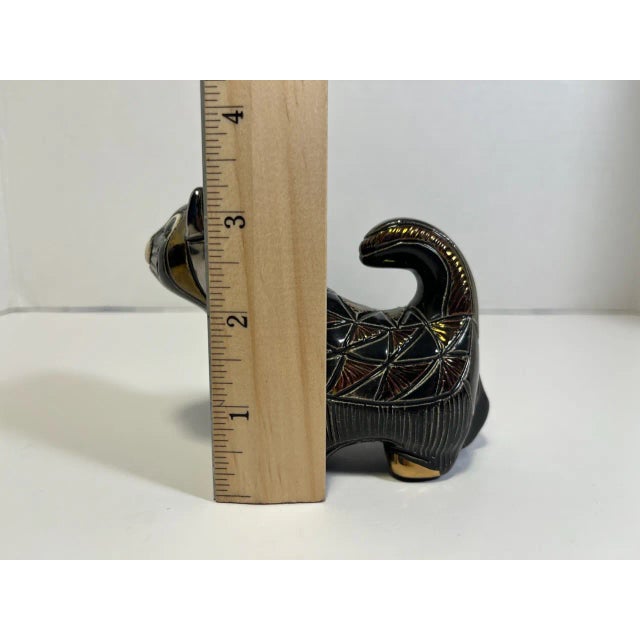 Ceramic Original De Rosa Rinaconda Signed Uruguay Ceramic Cat Figurine For Sale - Image 7 of 7