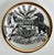 Mid-Century Modern Piero Fornasetti 1950s Emblems of the States Coaster Set of 7, Italy For Sale - Image 3 of 11