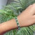 Classic 10.05 Ct Natural Oval Emerald & Diamond Tennis Bracelet in Solid 925 Silver For Sale - Image 4 of 12