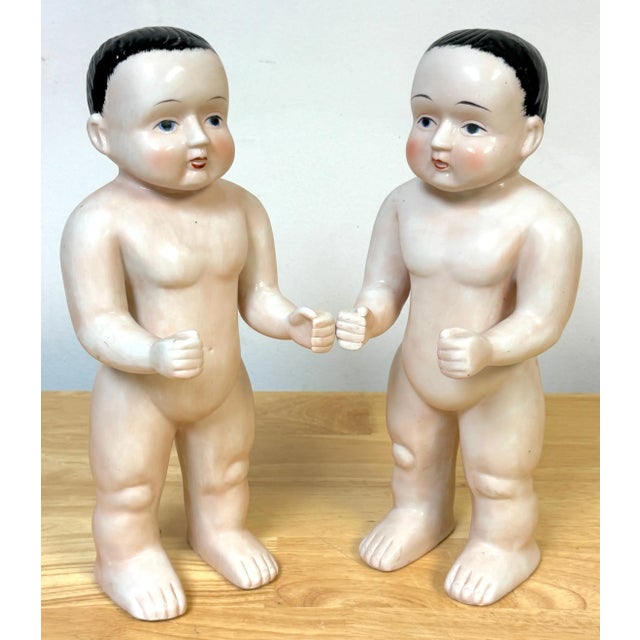 Pair of 'Gemini' Twin Frozen Charlie Figures For Sale - Image 11 of 12