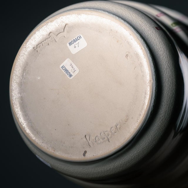 Large Dutch Ceramic Vase, 1991 For Sale - Image 6 of 9