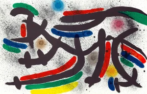 Joan Miró "Litógrafia Ix" Original 1972 Lithograph