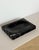 1970s 1970s Monumental Black Marble Stone Rectangular Catchall Tray For Sale - Image 5 of 10