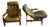 Olive Green Lounge Chairs from Göte Möbler, Sweden, 1970s, Set of 2 For Sale