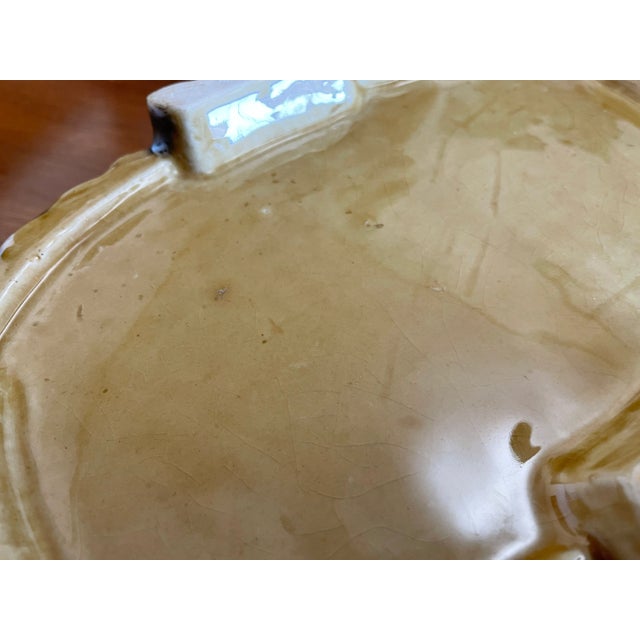 Mid-Century Bamboo Ceramic Planter For Sale - Image 9 of 10