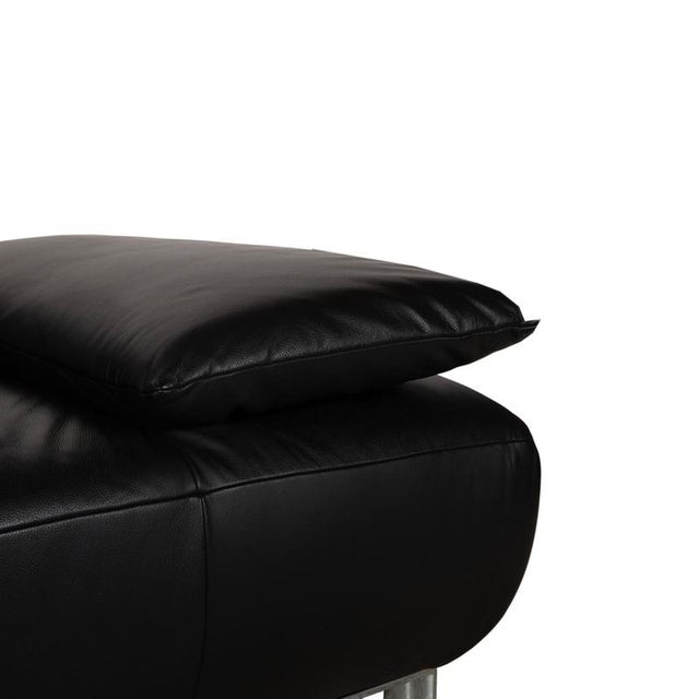 Black Volare Leather Three-Seater Sofa from Koinor For Sale - Image 8 of 16