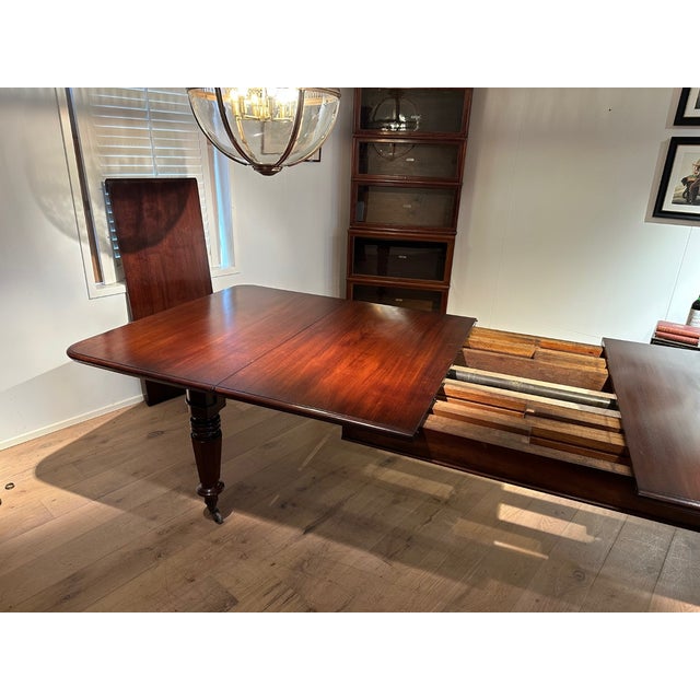 Large Antique Dining Table from Befos For Sale - Image 13 of 18