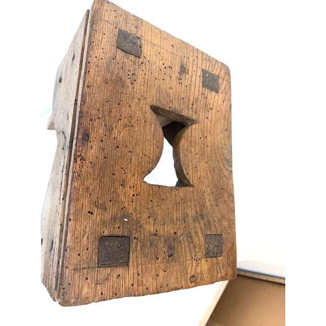 Farmhouse Spanish Milking Stool C Late 1900 For Sale - Image 3 of 4
