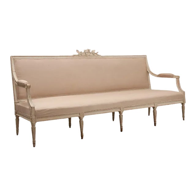 Swedish Early 19th Century Gustavian Banquette For Sale