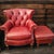 A Timeless Classic: The Vintage Chesterfield Genuine Leather Wingback Chair by Largo For Sale - Image 4 of 12