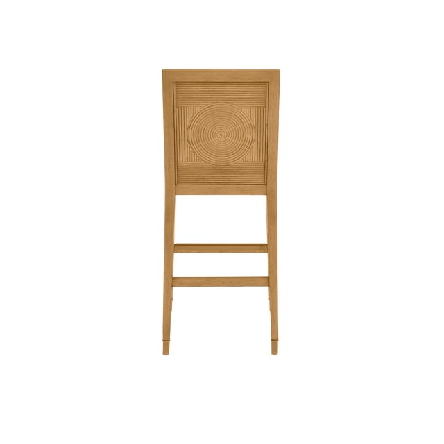 Currey & Company Santos Sea Sand Bar Stool, Liller Malt For Sale - Image 10 of 10