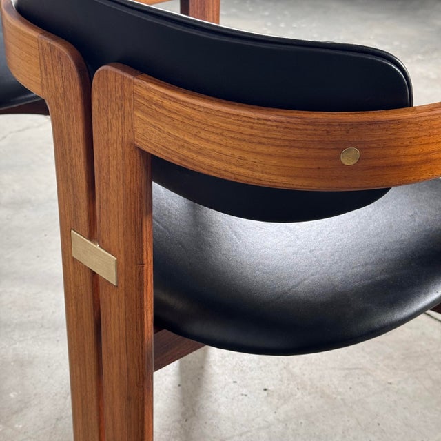 Set of Large Pamplona Chairs attributed to Augusto Savini for Pozzi, 1965, Set of 8 For Sale - Image 14 of 18