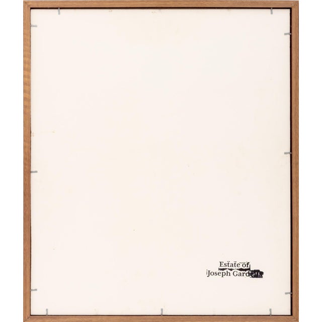 Joseph Gardella Geometric Composition Gouache For Sale - Image 4 of 8