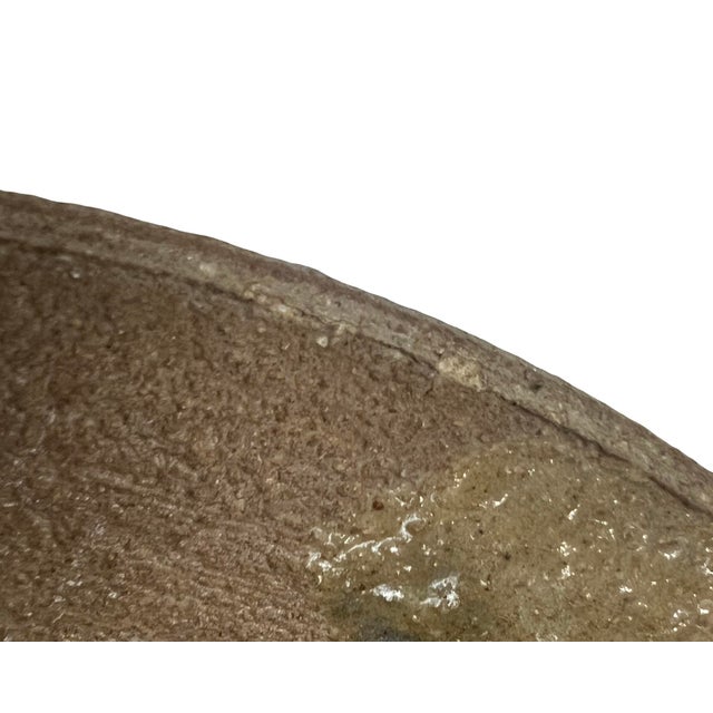 Vintage Mid Century Modern Studio Pottery Ceramic Plate Dish Glazed 1978 Signed Hoszti For Sale - Image 4 of 6