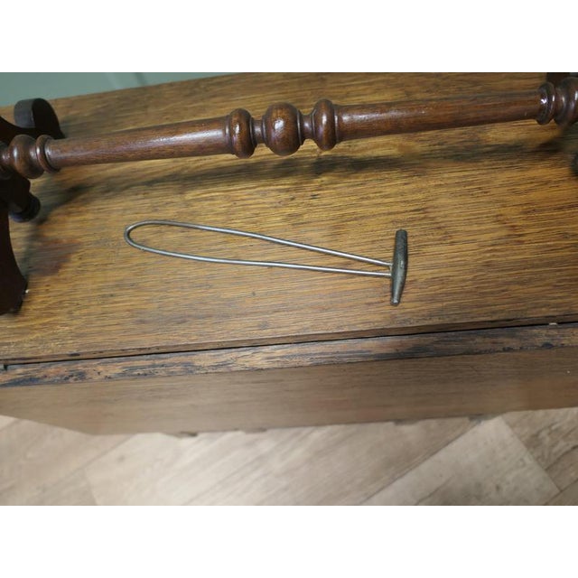 Antique Walnut Rack with Tuned Musical Brass Bells, 1800s For Sale - Image 3 of 6