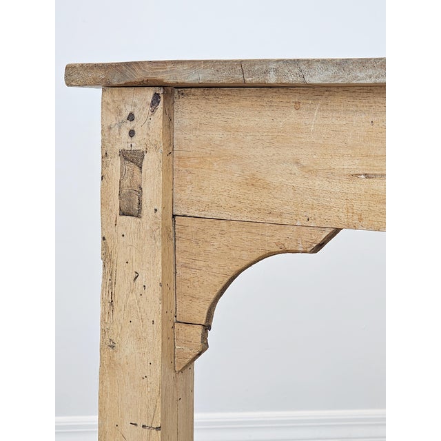 19th Century English Pine Farmhouse Table / Writing Desk, Circa 1870 For Sale - Image 10 of 15