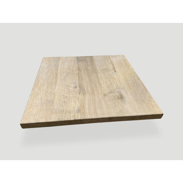 Andrianna Shamaris Signature St. Barts Teak Wood Coffee Table For Sale - Image 18 of 18