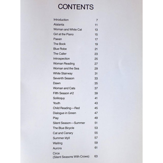 Postmodern Vintage 20th Century Will Barnet Lithograph "Silent Season - Summer" For Sale - Image 3 of 5