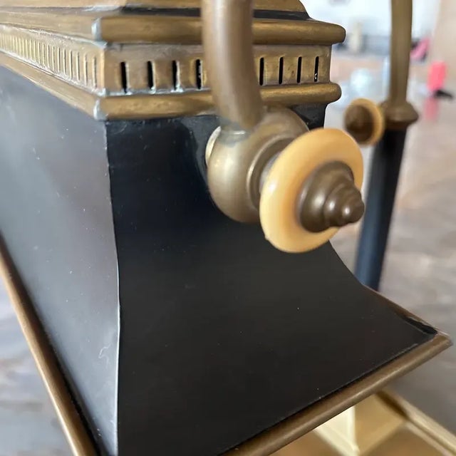 Vintage Chapman Brass Desk Lamp For Sale - Image 12 of 17