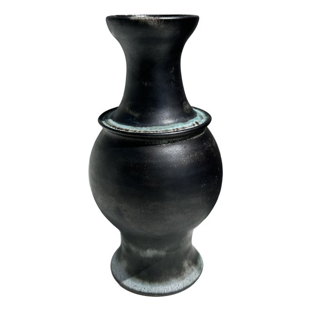 Modernist Studio Ceramic Vase by Ulli Wittich-Großkurth, Jena, Germany, 1960s For Sale
