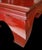Wood ​Vintage Large Ming Style Vermilion Red Chow Leg Chinoiserie Coffee Table For Sale - Image 7 of 12