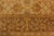 Beige Vintage Oushak-Style European Rug in Gold and Beige-Brown Floral Pattern For Sale - Image 8 of 9