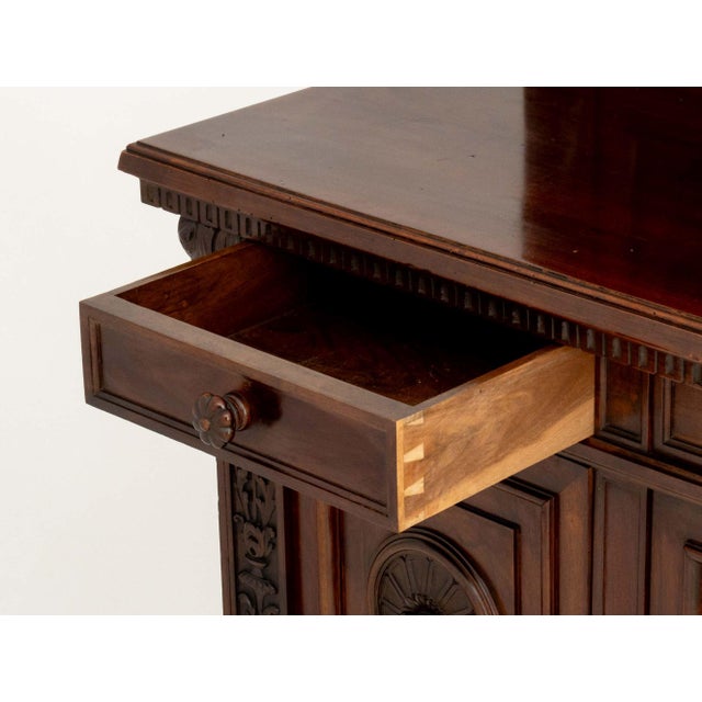 Renaissance Revival Carved Walnut Sideboard For Sale - Image 15 of 15