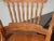 Set of Four Vintage Oak Pressback Dining Room Chairs ~ French Country 2of2 For Sale - Image 9 of 12