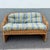 Brown Vintage Boho Chic Woven Wicker Love Seat For Sale - Image 8 of 10