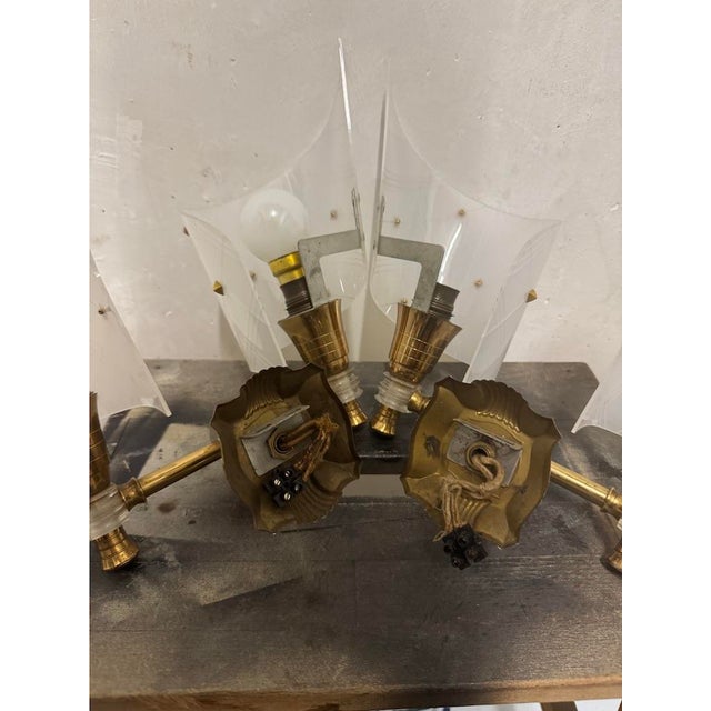 Vintage Wall Lights from Mairon Arlus, France, 1950, Set of 2 For Sale - Image 6 of 11
