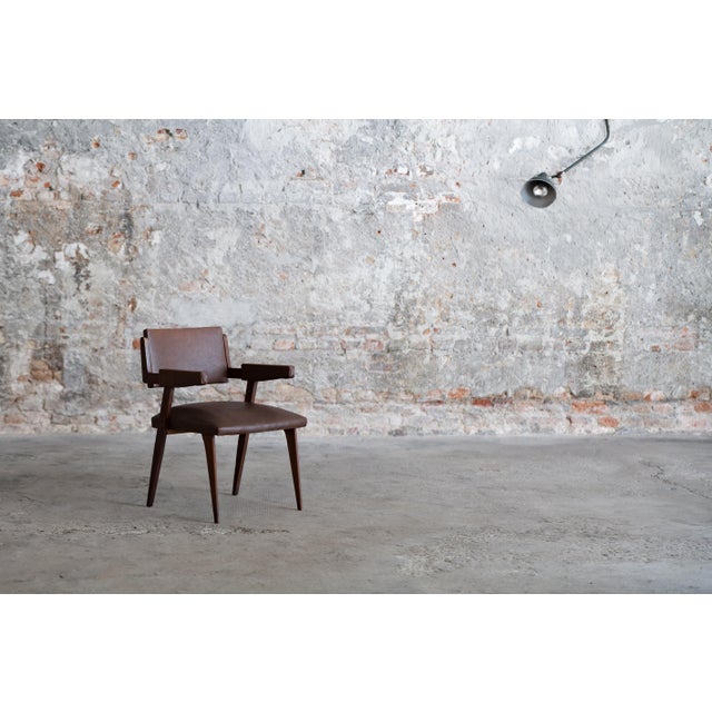 Wood Mid-Century Armchairs, Italy, 1950s, Set of 2 For Sale - Image 7 of 18