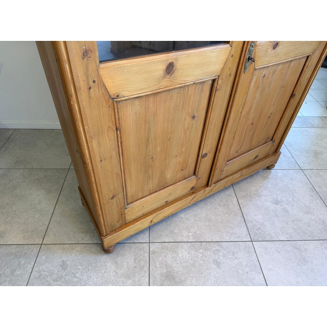 Antique Farmhouse Display Cabinet For Sale - Image 15 of 16