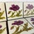 Antique Art Nouveau Floral Ceramic Tiles, 1890s, Set of 6 For Sale - Image 6 of 13