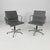Modern Italian Leather Office Chairs by Charles and Ray Eames for ICF, 1970s, Set of 2 For Sale - Image 4 of 18