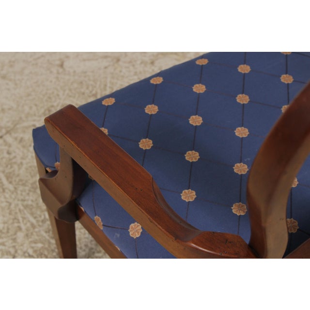 Set of 8 Harden Cherry Balloon Back Dining Chairs For Sale In Philadelphia - Image 6 of 18