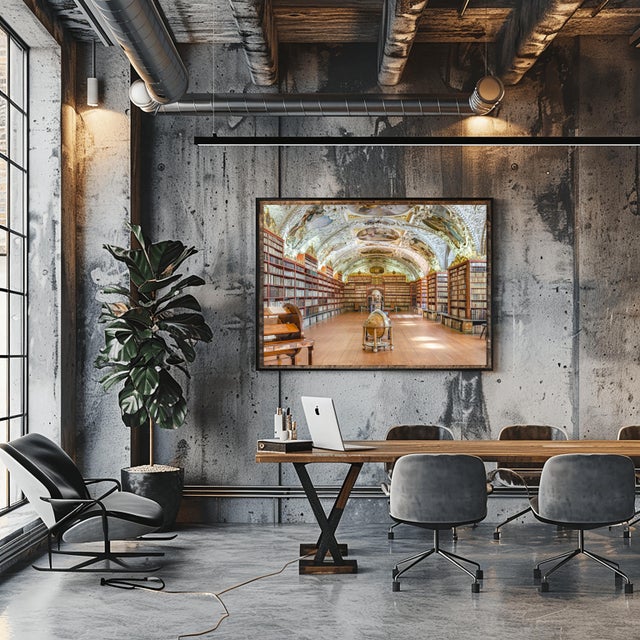 2010s Strahov Library Iii, Prague Czech Republic, Contemporary Photograph by Richard Silver 24x36 For Sale - Image 5 of 9