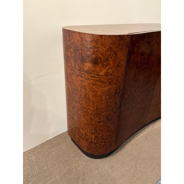Baker Cachou Burl Wood Chest For Sale - Image 9 of 12