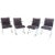 Set of Four Dining Chairs by Milo Baughman for Design Institute of America For Sale