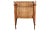 Brown 1980s Mid-Century Modern Woven Rocking Chair in the Style of Hans Wegner For Sale - Image 8 of 10