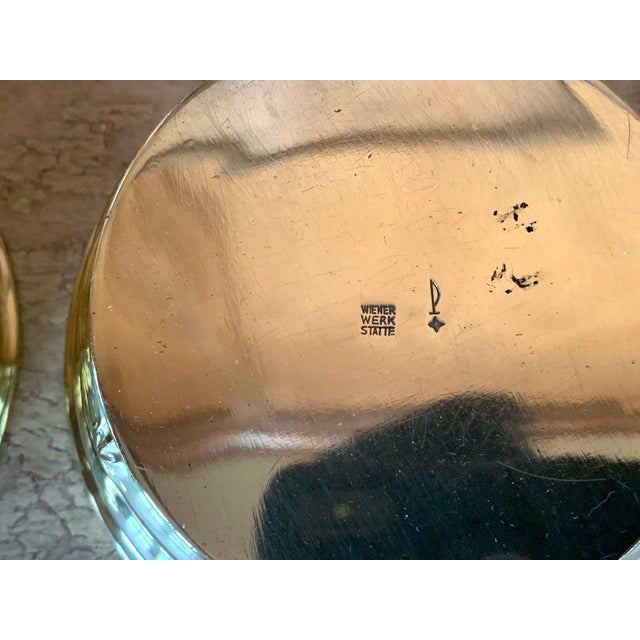 Pair of Wiener Werkstatte Brass Bowls by Dagobert Peche For Sale In Atlanta - Image 6 of 13