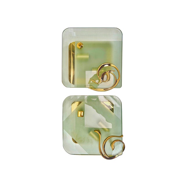 Italian Wall Lights by Fratelli Martini Italy, 1970s, Set of 2 For Sale - Image 9 of 18